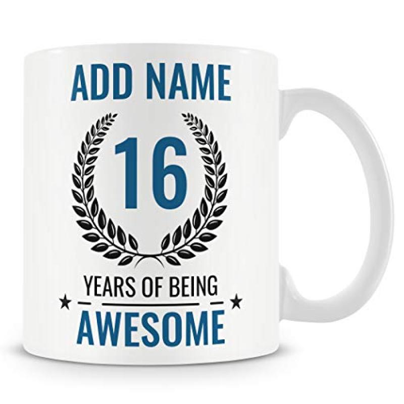 Personalised 16th Birthday Mug