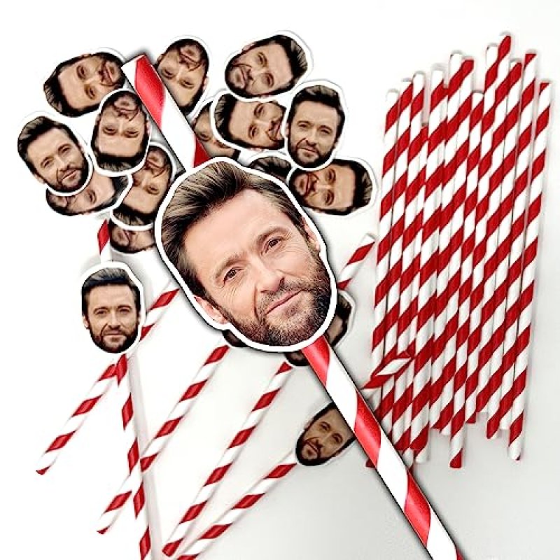 Personalised Face Straws