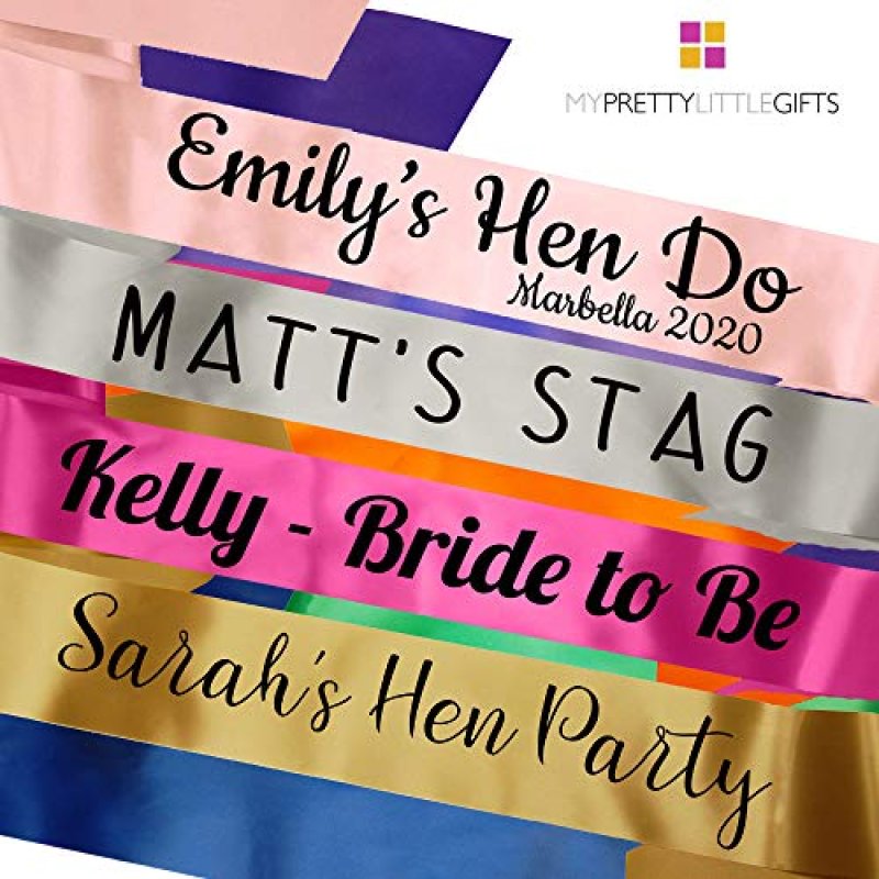 Personalised Party Sash