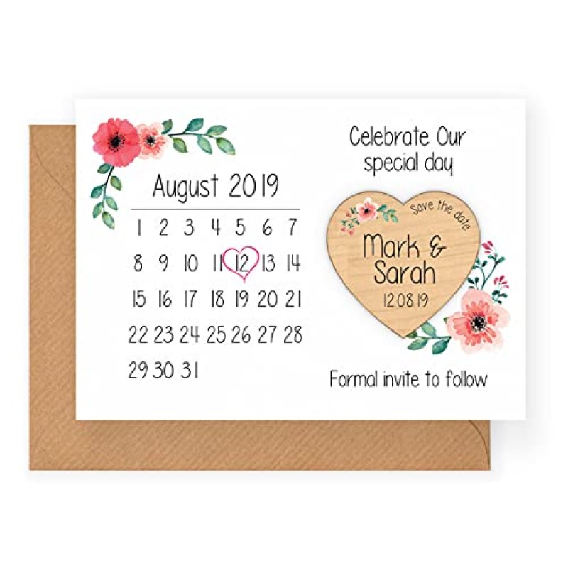Personalised Save the Date Magnets
