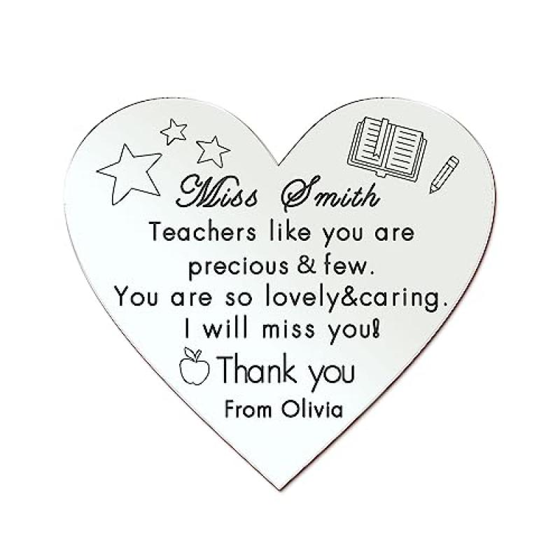 Personalised Teacher Mirror Fridge Magnet