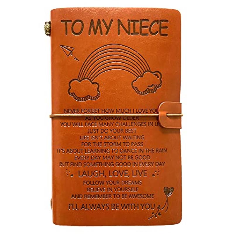 Personalised Leather Journal for Niece