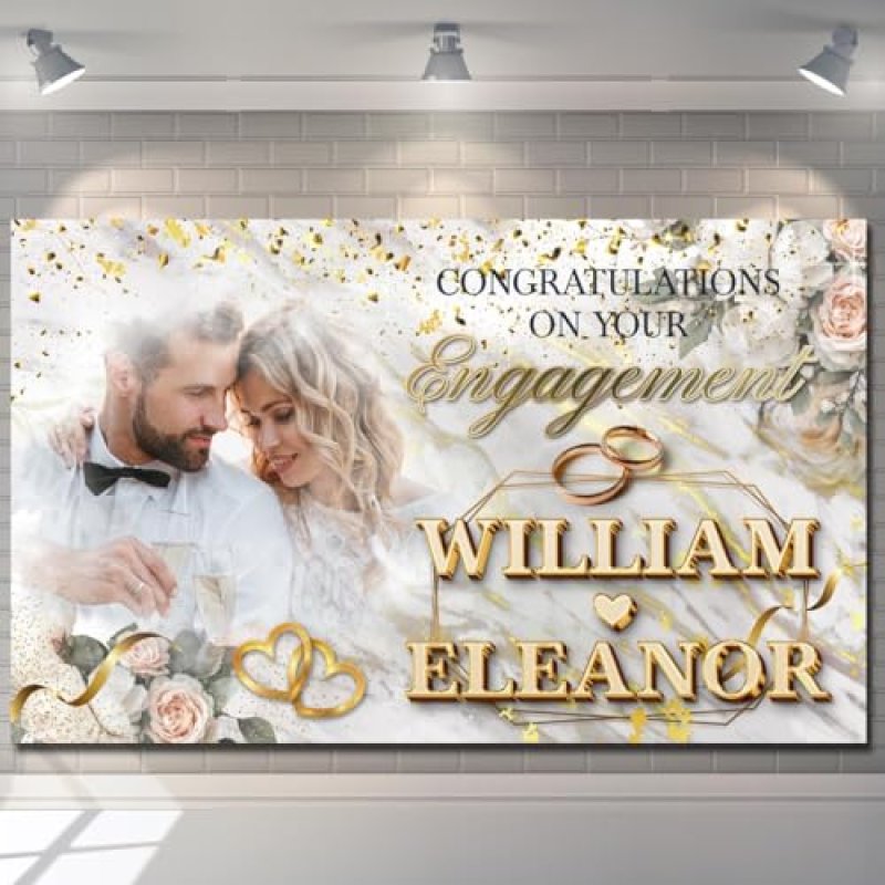 Personalised Wedding Backdrop