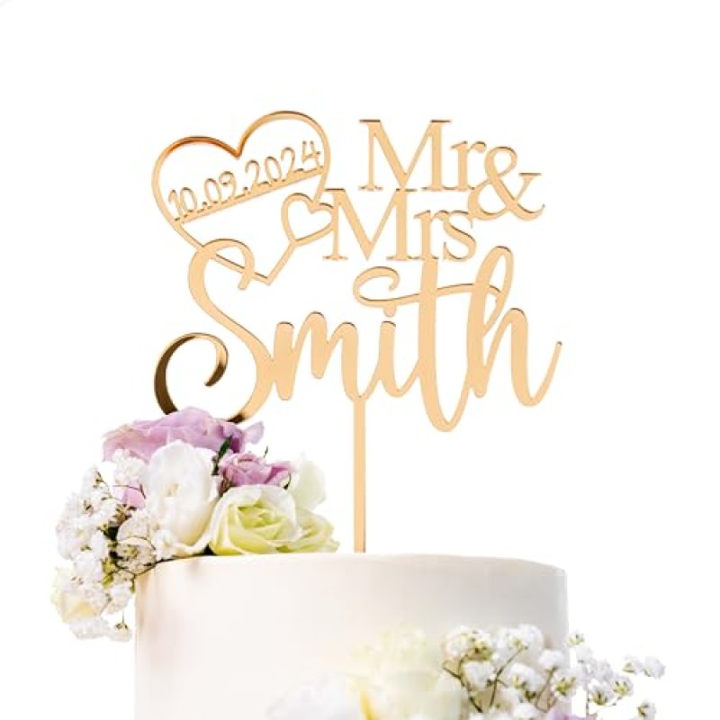 Personalised Wedding Cake Topper