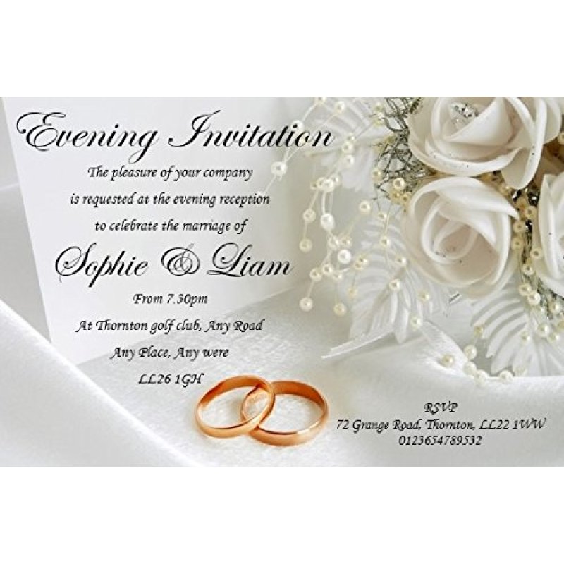 Personalised Wedding Invitations