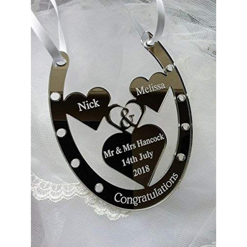 Personalised Wedding Horse Shoe Gift
