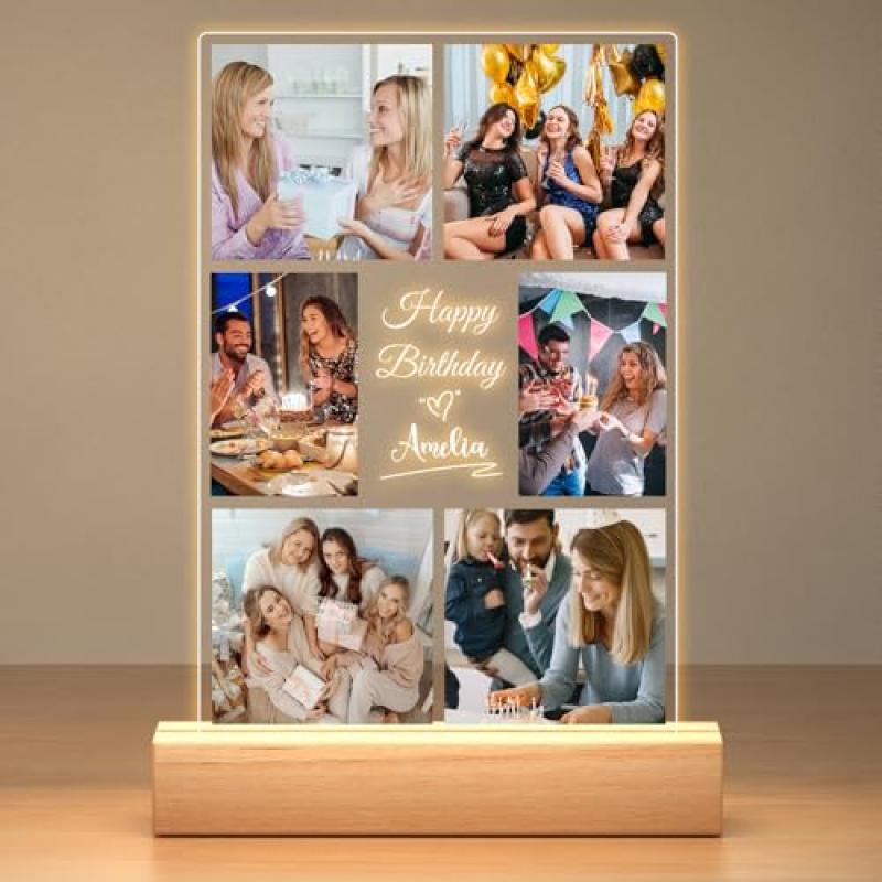 Personalised Photo Frame with Night Light