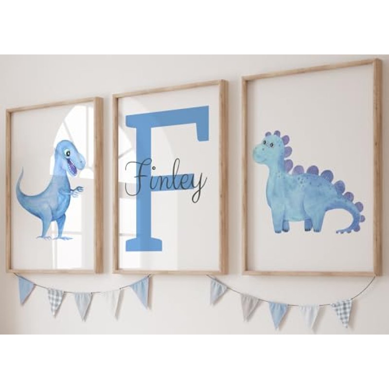 Personalised Dinosaur Poster Prints