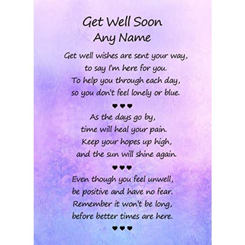 Personalised Poem Greeting Card