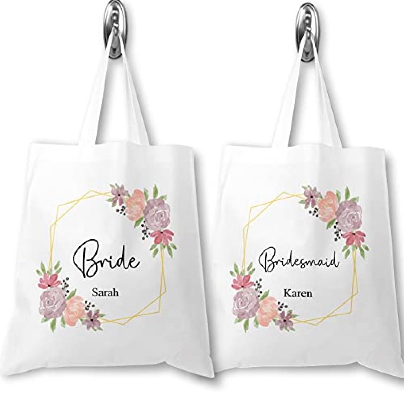 Personalised Bridesmaid Tote Bag, Custom…