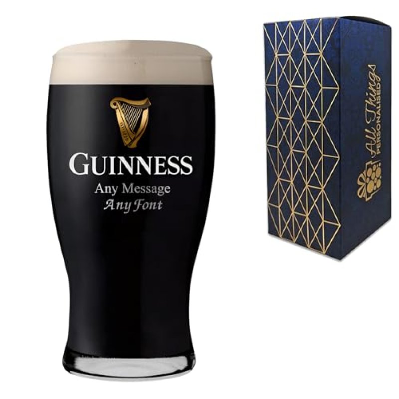 Personalised Guinness Glass
