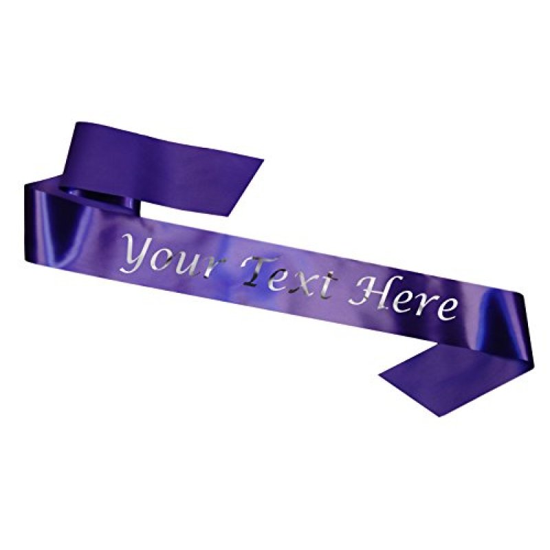 Personalised Purple Sash