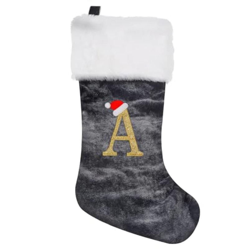 Personalized Xmas Stockings 45cm Large Initial…