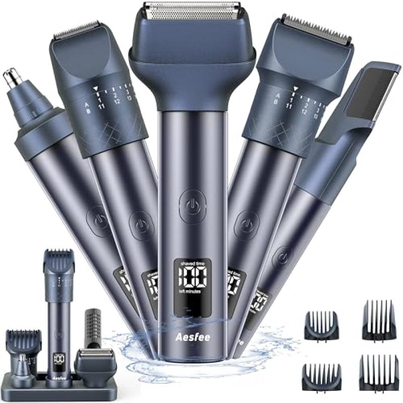 Aesfee Beard Trimmer and Shaver Kit