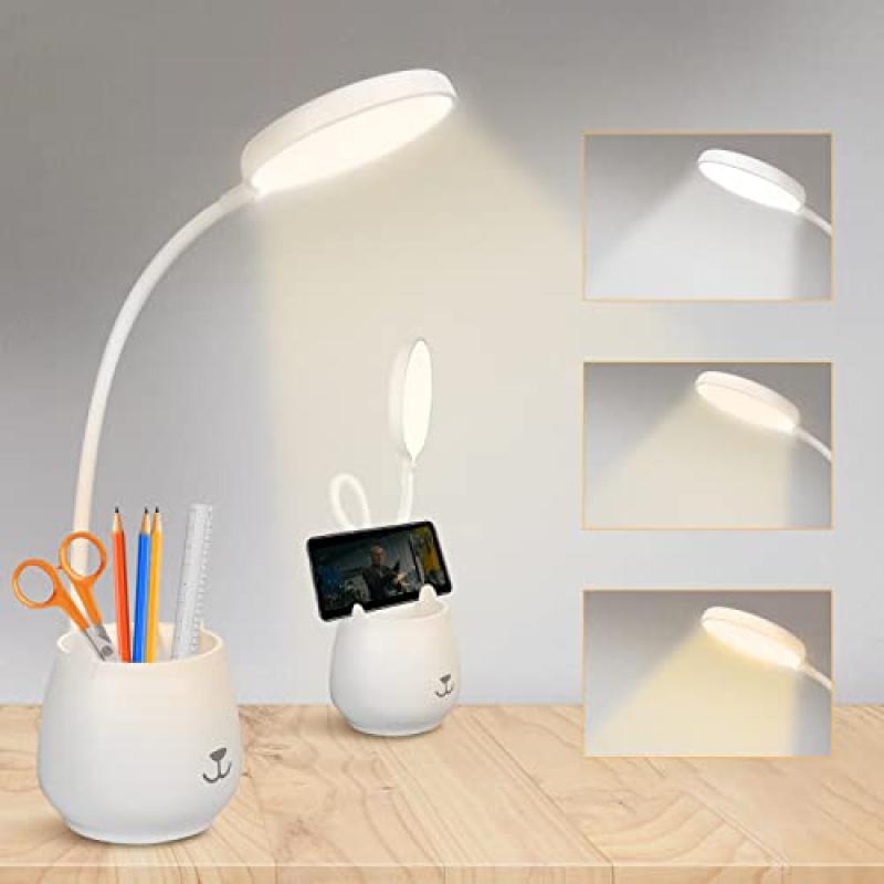 URAQT Desk Lamp with Phone Holder