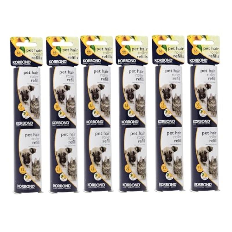 KORBOND Pet Lint Roller Refills