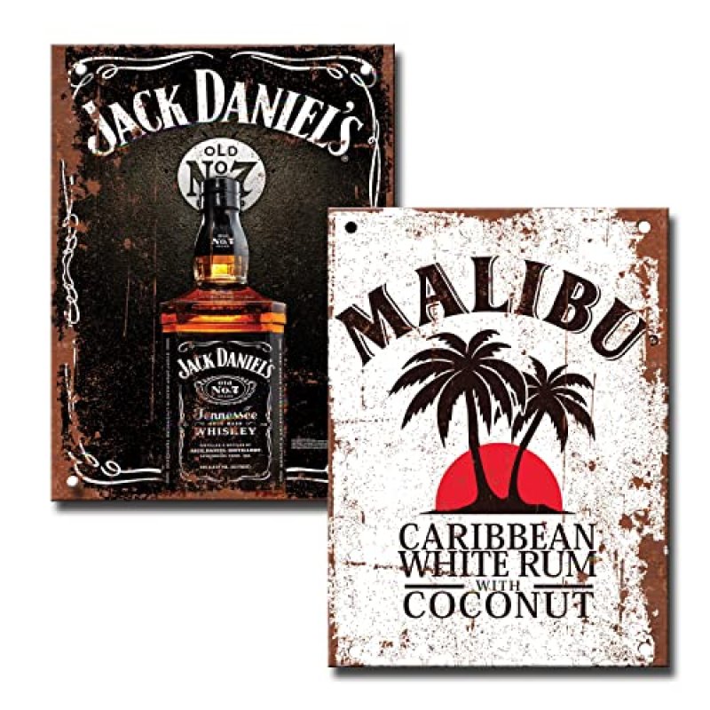 Set of 2 Bar Signs - Fixings Included - Bar…