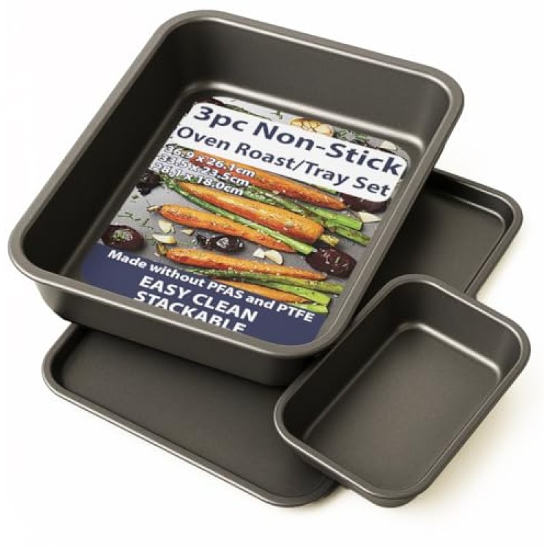 Set of 3 Roasting Trays