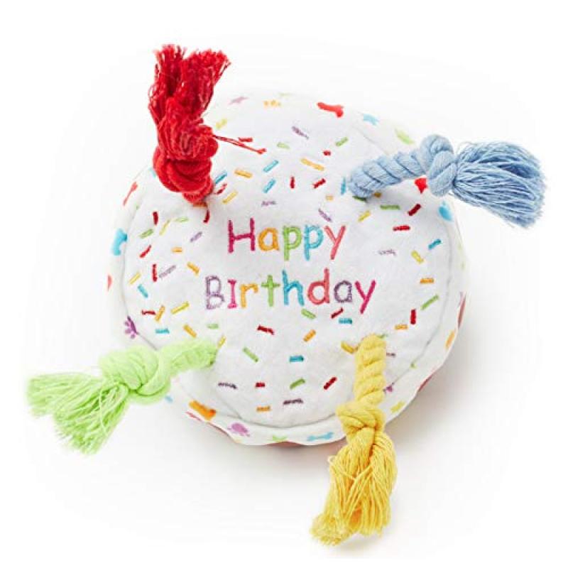 Pet London Dog Birthday Cake Plush Toy
