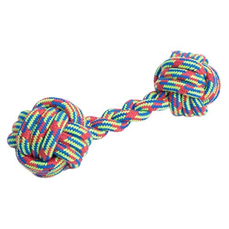 Petface Toyz Woven Knotted Rope Bone Dog Toy