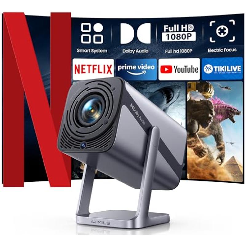 Netflix Dolby Audio Portable Full HD Projector