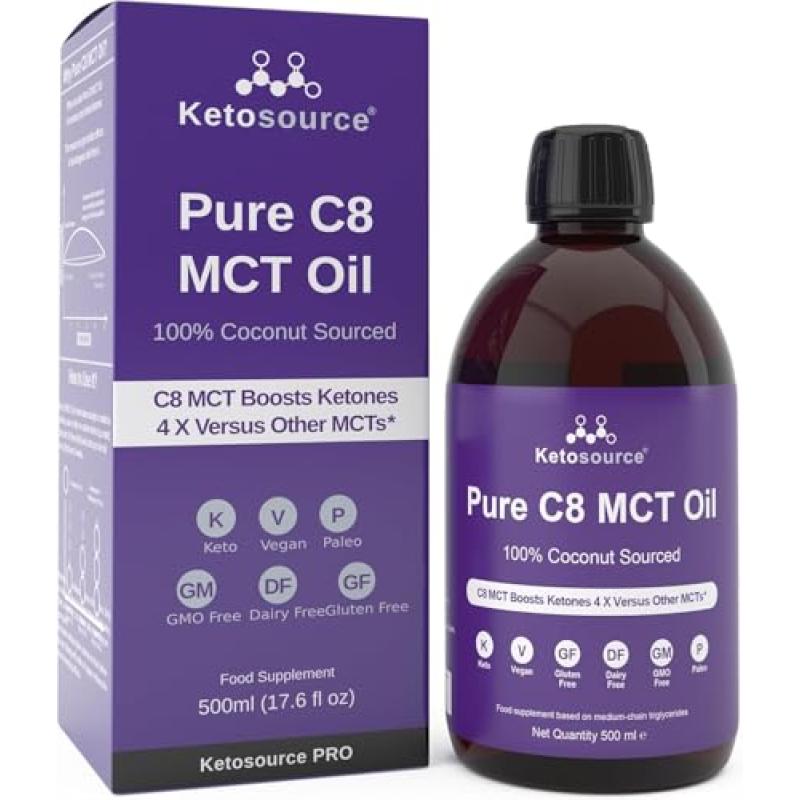 Ketosource Pure C8 MCT Oil | 500ml