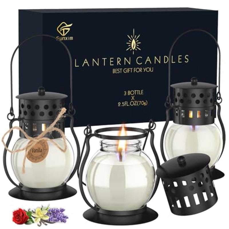Retro Lantern Aromatherapy Candle Set