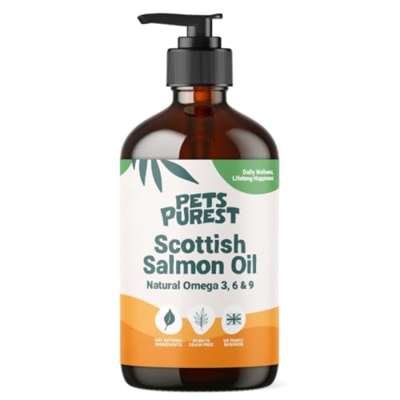 Pets Purest Scottish Salmon Oil For Dogs, Cats,…