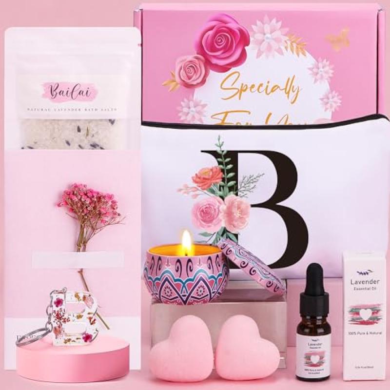 Letter B Birthday Pamper Gift for Her