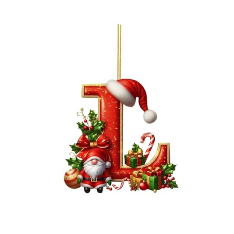 Letter Tree Ornaments