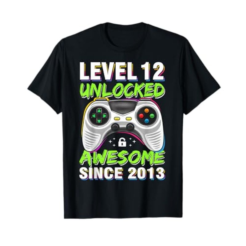 Level 12 Unlocked Birthday T-Shirt