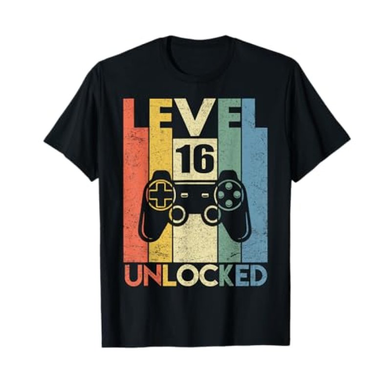 Level 16 Unlocked Gamer T-Shirt