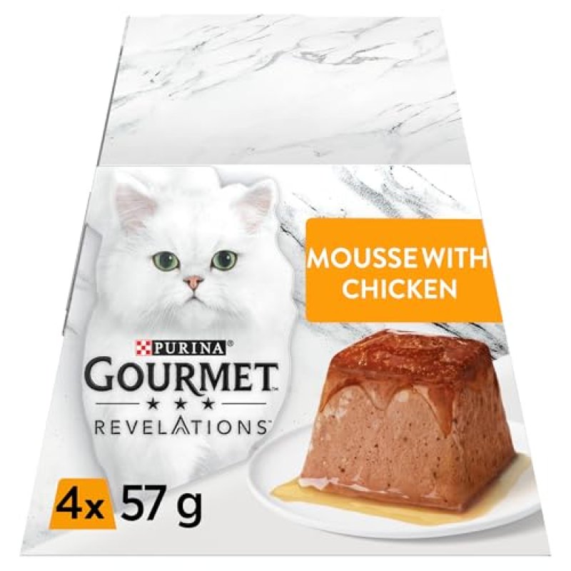 GOURMET Revelations Mousse Chicken Wet Cat Food…