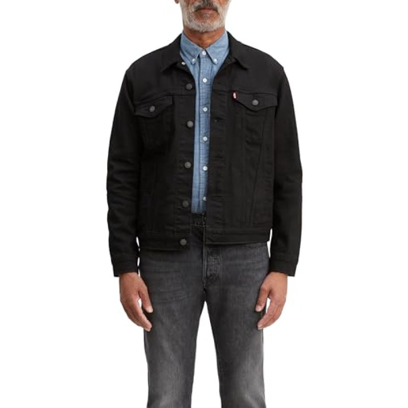 Levi's Men's The Trucker Jacket, Dark Horse, M
