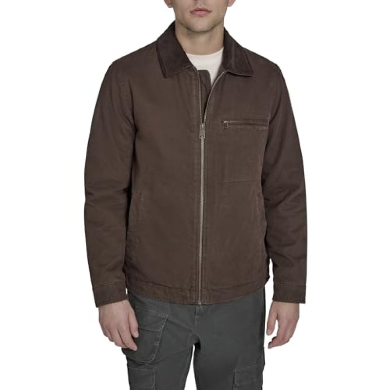Levi's Men's Cotton Depot Jacket with Corduroy…