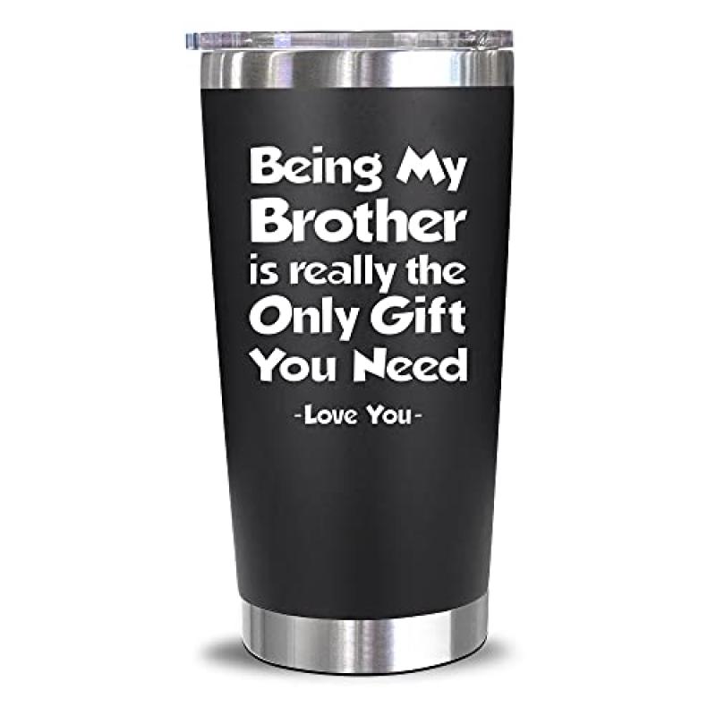 NewEleven Brother Birthday Gifts - Funny Present 20Oz Tumbler