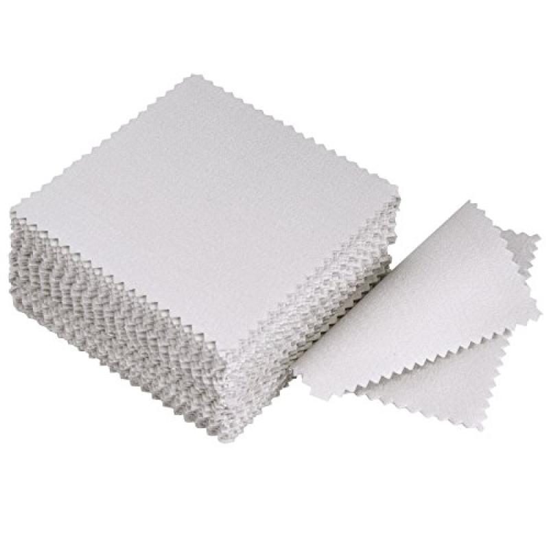 Jewellery Polishing Cloth, 50 Pack