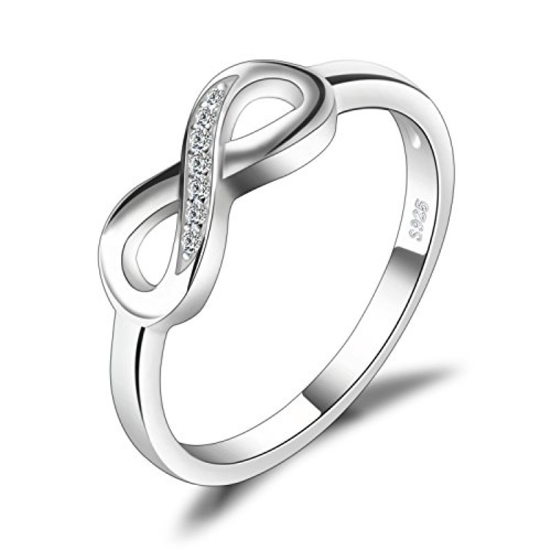 JewelryPalace Infinity Forever Love Knot Promise…