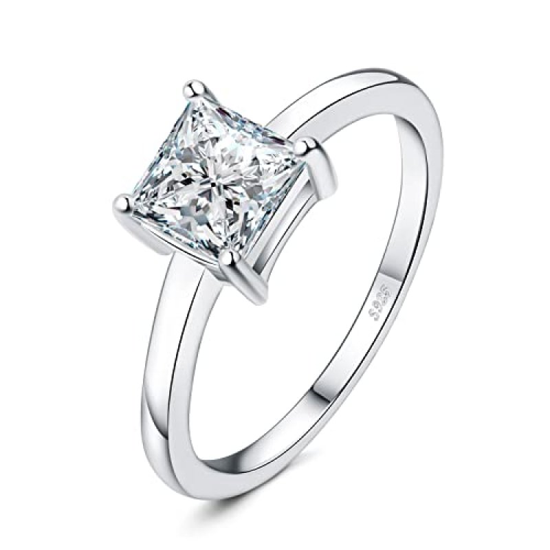 JewelryPalace Princess Cut 1ct Cubic Zirconia…