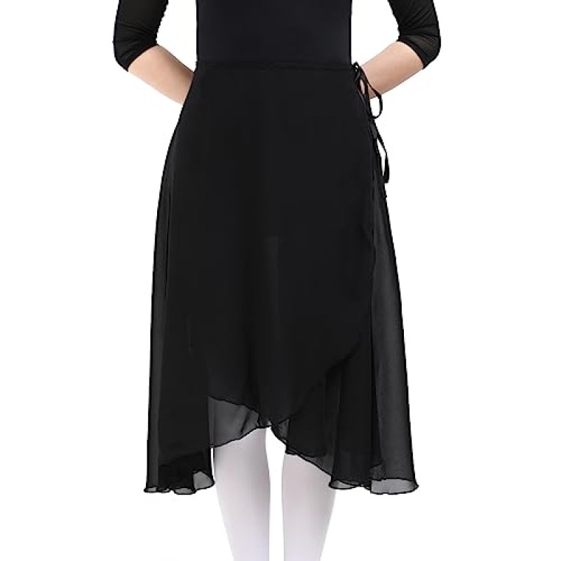 Bezioner Long Ballet Skirt for Women Sheer Dance…