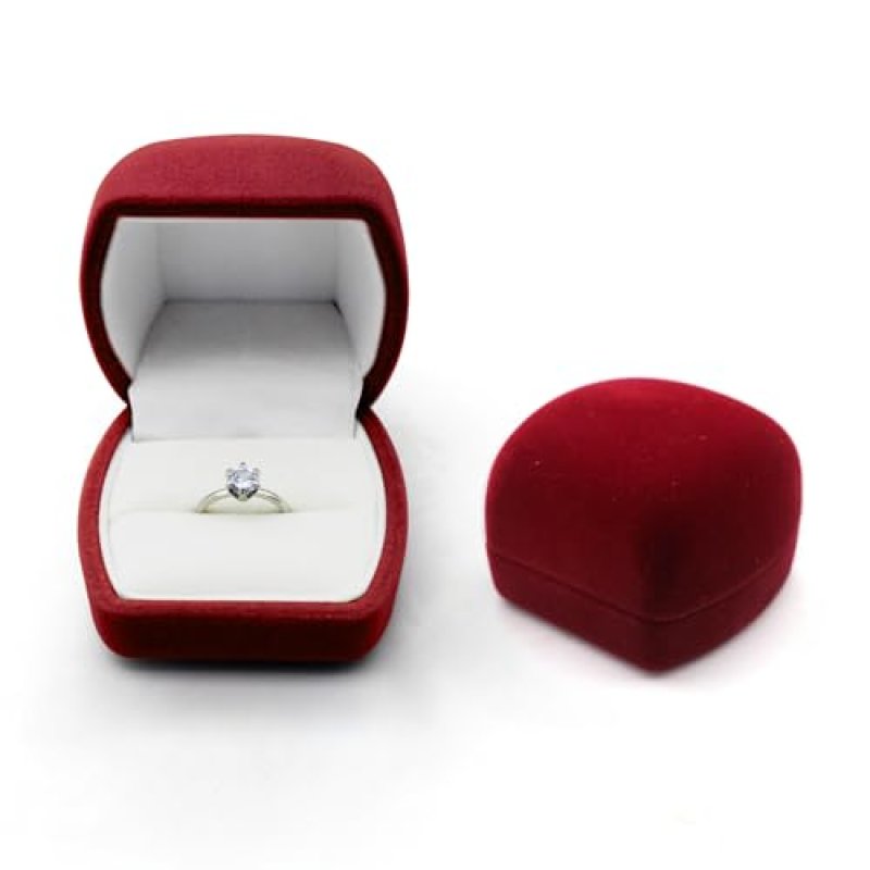 AfitLulu Velvet Ring Box Ring Luxury Storage Box…