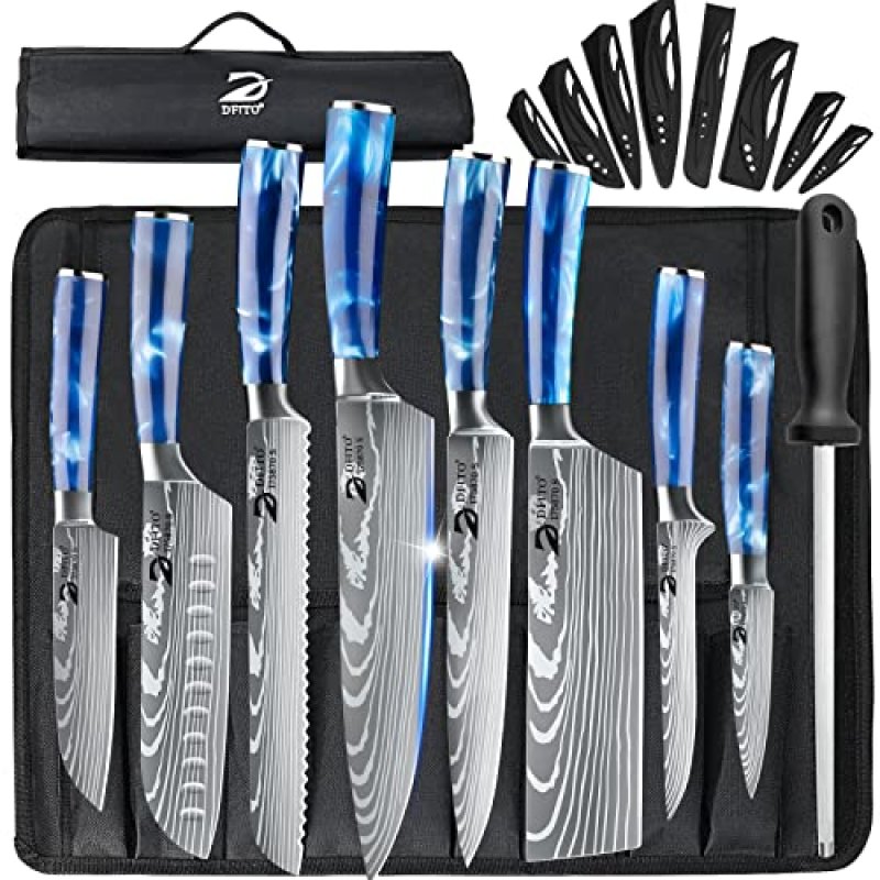 Dfito 9-Piece Chef Knife Set