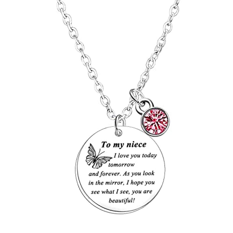Nfyxcaz To My Niece Butterfly Necklace