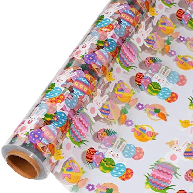 Shareluck Easter Cellophane Wrap