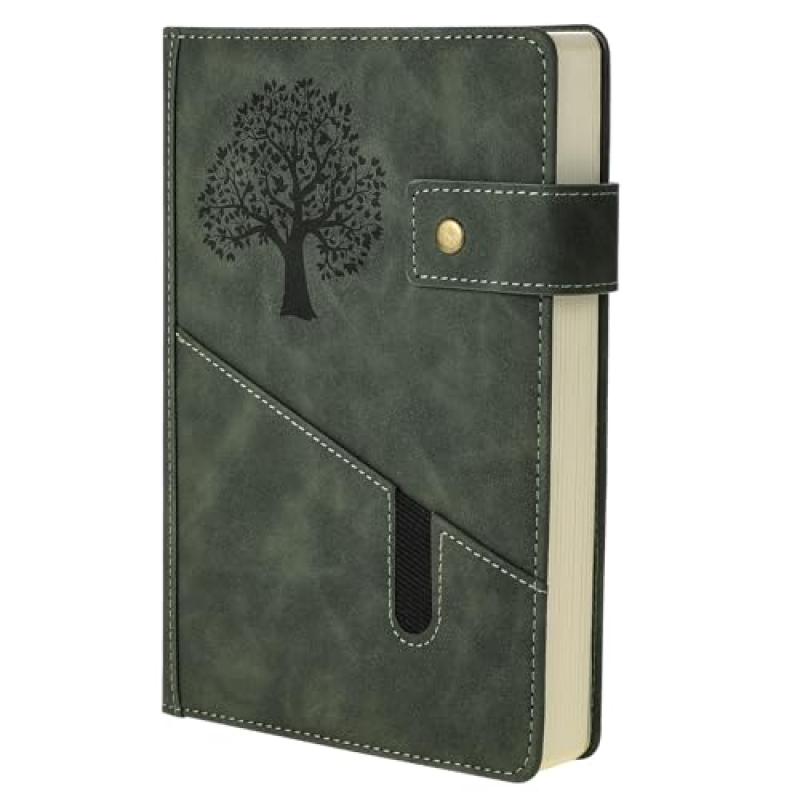 Thboxes A5 Journal Notebook, Hardcover Leather Diary