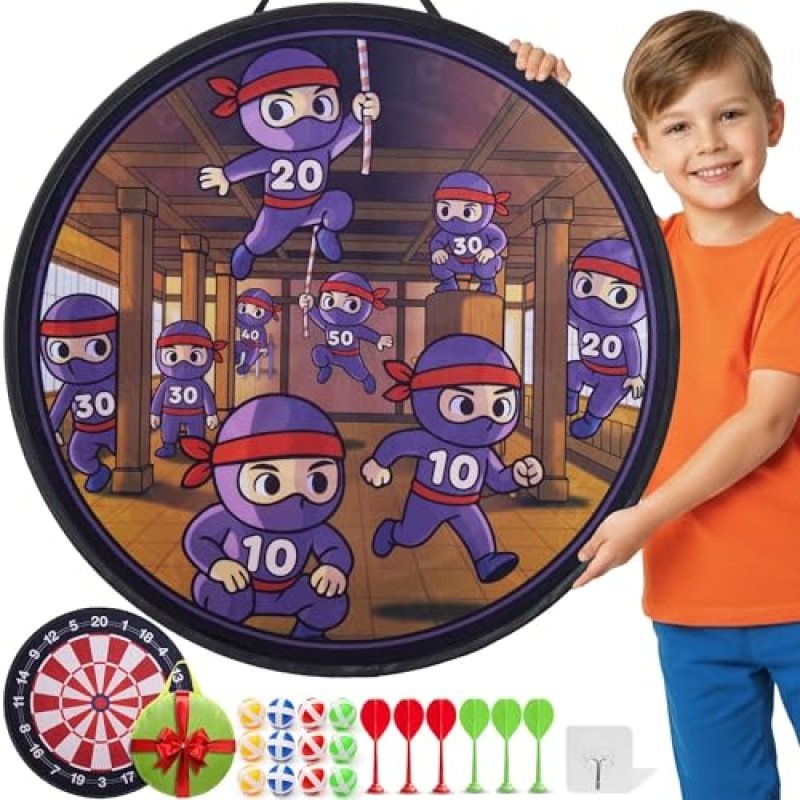 Cheerful Children Toys Jumbo Kids Dart Board Set…