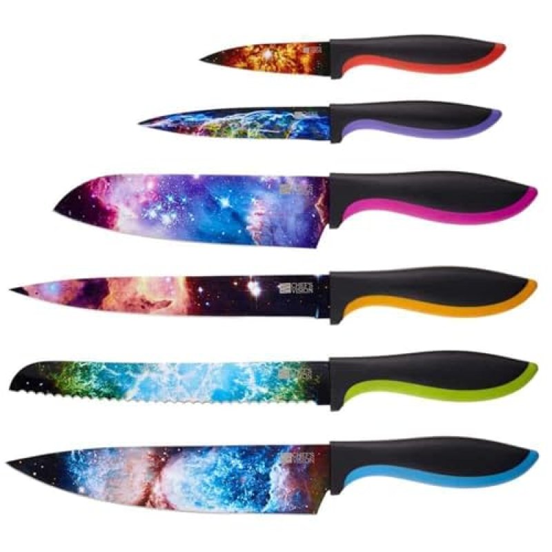 Chef's Vision Cosmos Knife Set - 6-Piece…