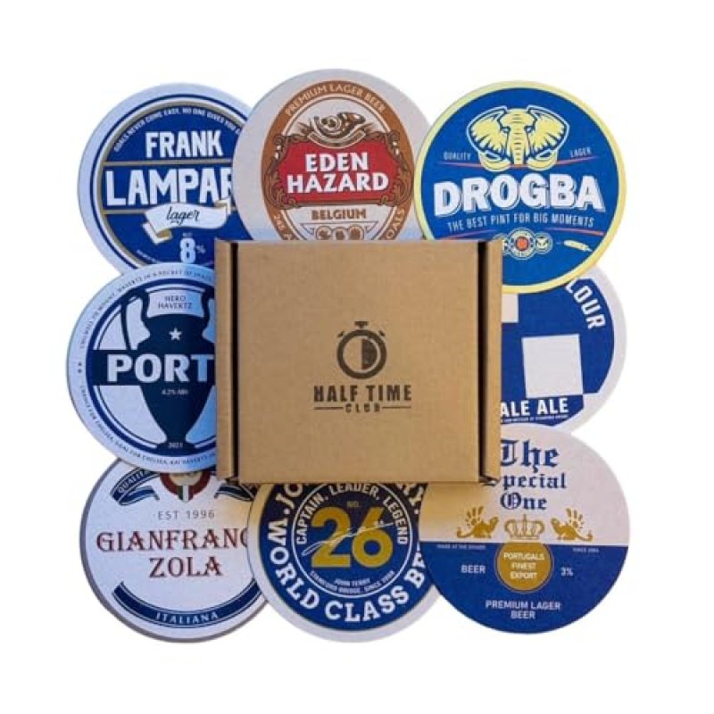 Chelsea Football Beer Mat Coasters - Perfect for…