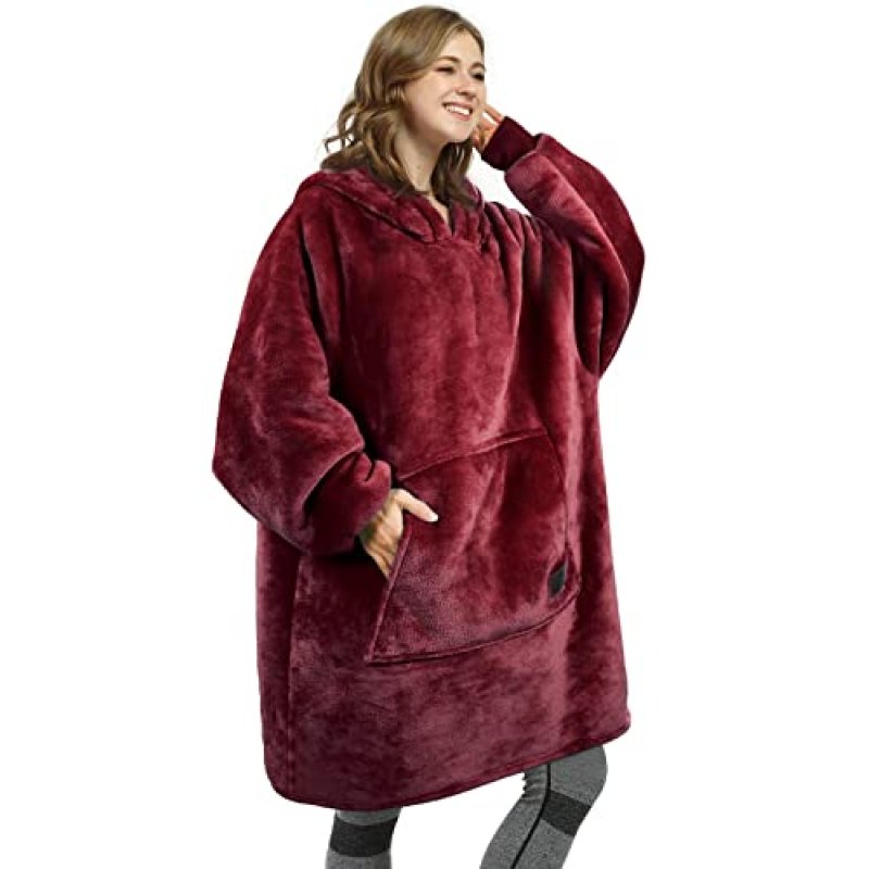 Sherpa Hoodie Blanket