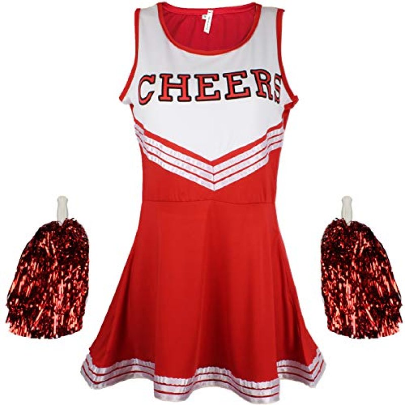 Cherry-on-Top Cheerleader Fancy Dress Outfit…